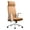 Acorn Brown, variant on LeisureMod Aleen Modern High-Back Office Chair in Upholstered Leather and Iron Frame with Swivel and Tilt (Acorn Brown)