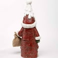 thumbnail image 3 of Yuedong Christmas Decoration Woodland Snowman Statue Forest Decoration , Garden Santa Claus Snowman Statue Resin Christmas Decoration with LED Light (Santa Cluas)-10cm, 3 of 9
