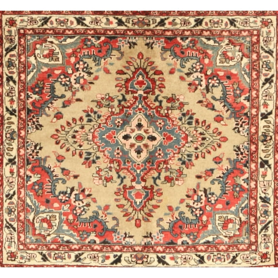 Ahgly Company Machine Washable Indoor Rectangle Traditional Chestnut Red Area Rugs, 2' x 5'