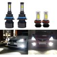 thumbnail image 3 of SecosAutoparts 4Pcs 4-Side LED Bulbs 9007 LED Headlight &9145 Fog Light/DRL Bulbs 10000LM Chips Dual Beam Led Bulb 6000K White Installation Halogen Replacement, 3 of 8