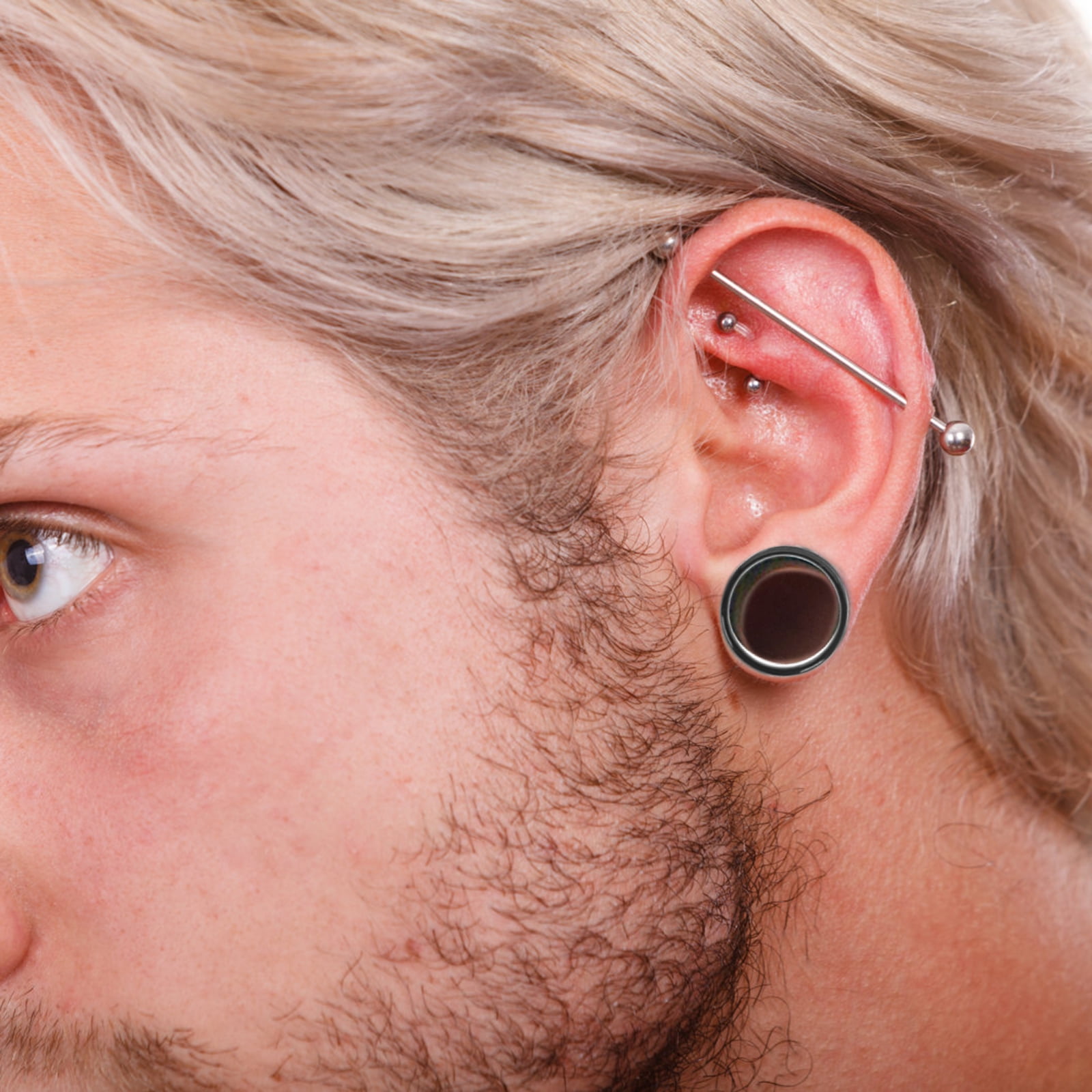 4Pcs Acrylic Ear Gauge Plugs Stretching Ear Tunnels Expander for Women Men Walmart