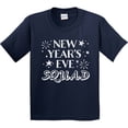 thumbnail image 3 of Inktastic New Year's Eve Squad with Stars in White Youth T-Shirt, 3 of 5