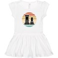 thumbnail image 3 of Inktastic Chess Player Retro Sunset Girls Toddler Dress, 3 of 5