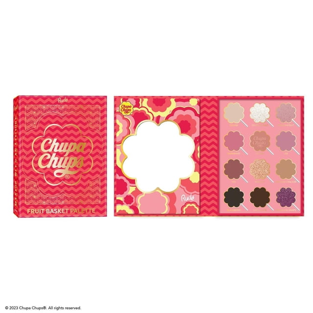 RUDE Paleta de Sombras Chupa Chups Fruit Basket Palette 12 tonos
