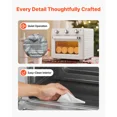 thumbnail image 4 of 26 Qt Sublimation Oven Machine for 40oz Tumblers,Includes Heat Gun,50 Shrink Films,Tape,Heat Gloves,360° Turbo Convection for Mugs and Bowls, 4 of 6