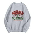 thumbnail image 4 of Christmas Sweatshirt for Women Cute Christmas Graphic Tops Holiday Crewneck Long Sleeve Pullover Tops, 4 of 4