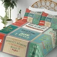 thumbnail image 5 of Ambesonne Saying Fitted & Top Sheet Set with Shams, Uplifting Wise Messages, Beige Green Red, 5 of 8