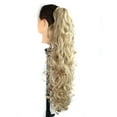 thumbnail image 4 of Vadktai Deals Ponytail Hair, Women's Curly Pony Tail Hair, Synthetic Hair Claw Clip Ponytail Wavy Long Curled in Hair Fluffy, Hair Extension Synthetic Hairpiece, Wig Hairpieces for Women Girls Lady, 4 of 7