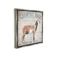 thumbnail image 4 of Stupell Industries Country Fair Goat Animals & Insects Painting Gray Floater Framed Canvas Art Print Wall Art, 25 x 25, 4 of 10
