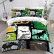 thumbnail image 1 of Godzilla Duvet Cover Set Boys Full Queen Size Dinosaur Comforter Cover Men Bedding Set 3D Print Cartoon Kids Microfiber 1 Piece Duvet Cover 2 Pieces P, 1 of 5