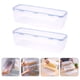 thumbnail image 3 of Caja de almacenamiento rectangular para alimentos de cocina, 2 unidades, a prueba de hojas, sellada, para fideos secos y pasta, 3 of 7