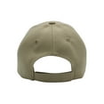 thumbnail image 2 of Men's Plain Baseball Cap  Adjustable Curved Visor Hat - Khaki, 2 of 2