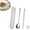 A2_Case+Spoon+Chopsticks White 8.54x1.88in, variant on WUXIAB Portable Travel Utensils Set,White Case+Spoon+Chopsticks,Reusable Camping Utensils,Stainless Steel Silverware,Travel Utensils With Case,Portable Reusable Cutlery Set,Eco On-The-Go Utensils