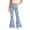 A-Blue7, variant on Girls Flare Pants Bell Bottoms Star Print Flat Front Pants Back To School Clothes For Kids 5-16Y