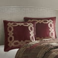 thumbnail image 5 of Croscill Classics Clermont European Pillow Sham in Burgundy 26x26", 5 of 6