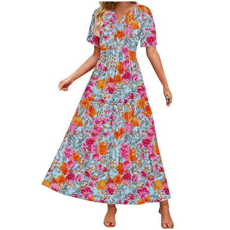 summer maxi dresses with short sleeves uk Buy Friends Like These Navy Blue Short Sleeve Wrap V Neck Tie Waist Summer Maxi Dress from the Next UK online shop