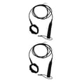 thumbnail image 1 of Yuarrent Correa Universal para tabla de surf, tabla Flexible con correa fácil, flexibilidad para cuerda de paseo, mayor durabilidad y pulgadas Negro 4 pulgadas 2Conjunto, 1 of 1