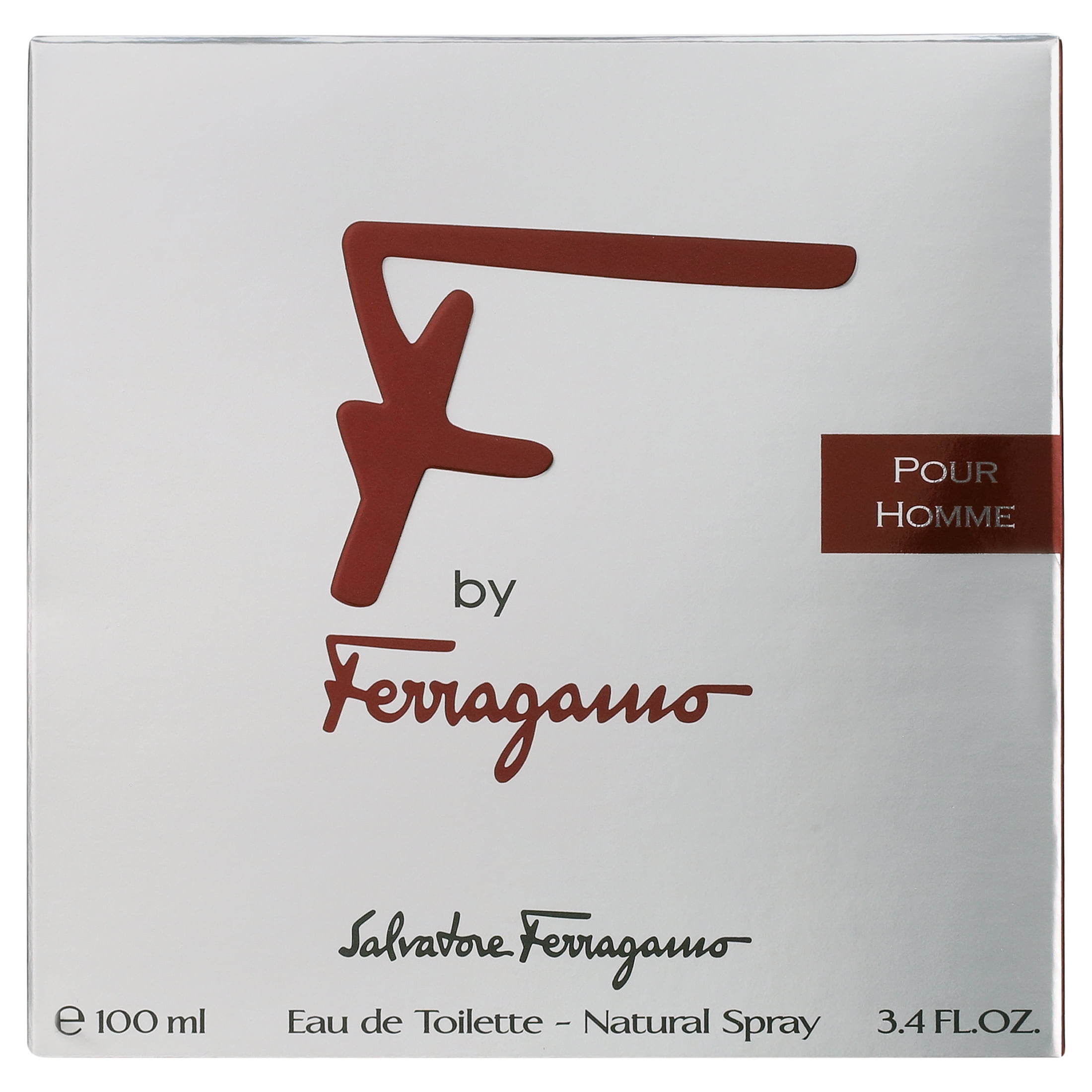 Salvatore Ferragamo F Eau de Toilette, Cologne for Men, 3.4 fl oz