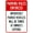 Warning Sign 4, variant on Parking Restriction Sign Do Not Block Gate, Unauthorized Vehicles Towed - 8"x12" Tin Warning Metal Sign, Gate Parking Decor for Home Club Decoration