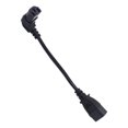thumbnail image 4 of Cable de extensión Pdu, IEC 320 C14 a C13 10A 250V 2500W 0.1M Cable de fuente de alimentación, para monitor HDTV Escáner Computadora shamjiam Cable de energía, 4 of 9
