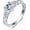 Style 1-Heart, variant on Diamond Celtic Knot Vintage Ring for Women 925 Sterling Silver 1 Carat Heart/Princess Cut/Oval Moissanite Solitaire Rings Irish Engagement Promise Ring