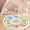Color 3, variant on Washable Round Rug 3ft , Colorful Bow Tie Stars Confetti Artistic Watercolor Nursery Circular Carpet, Non-Slip Round Carpet for Sunroom Kids Room Bedroom Playroom