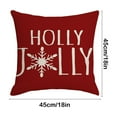 thumbnail image 3 of Hiroekza Christmas Decorations, 1PC Christmas Pillow Red Combo Gnome Happy Decoration Cushion Home Sofa Pillow Bedside Cushion, 3 of 6