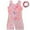 Flesh Pink, variant on 3-10Years Kids Gymnastic Leotard with Shorts Unitard Matching Hair Scrunchie