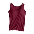 thumbnail image 2 of Yungyresw Workout Tops for Women Built in Bra Sleeveless Athletic Racerback Lightweight Summer Dry fit Tank Tops, 2 of 6