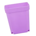 thumbnail image 6 of NFTIGB Plastic Square Plant Pot Planter 3.15 in / 8 cm with Tray Succulent Container Purple, 6 of 9