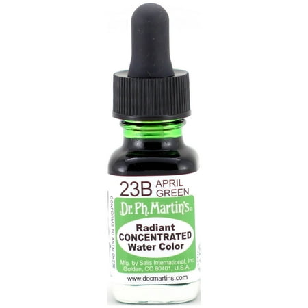 UPC: 0090385423105 | Dr. Ph. Martin s Radiant Concentrated Water Color  0.5 oz  April Green (23B)