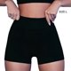 thumbnail image 5 of Advancent Trajes de ejercicio de 2 piezas Pantalones cortos a prueba de sudor de cintura alta Tops cortos Uniforme atlético Pantalones cortos negros/L, 5 of 6