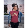 thumbnail image 2 of Follow The Rainbows Retro  T-Shirt Women -Image by Shutterstock, Female Small, 2 of 4