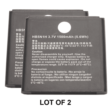 Generic Replacement 2X Battery HB5N1H For Huawei Ascend Q M660 - 100% Brand NEW in Non-Retail Packaging