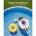 thumbnail image 6 of VEVOR 18-ft Round Above Ground Pool Liner, Overlap Pool Liners, Standard Gauge Vinyl, 48-to-54inch Wall Height, Designed for Steel Sided Above-Ground Swimming Pools, 6 of 9