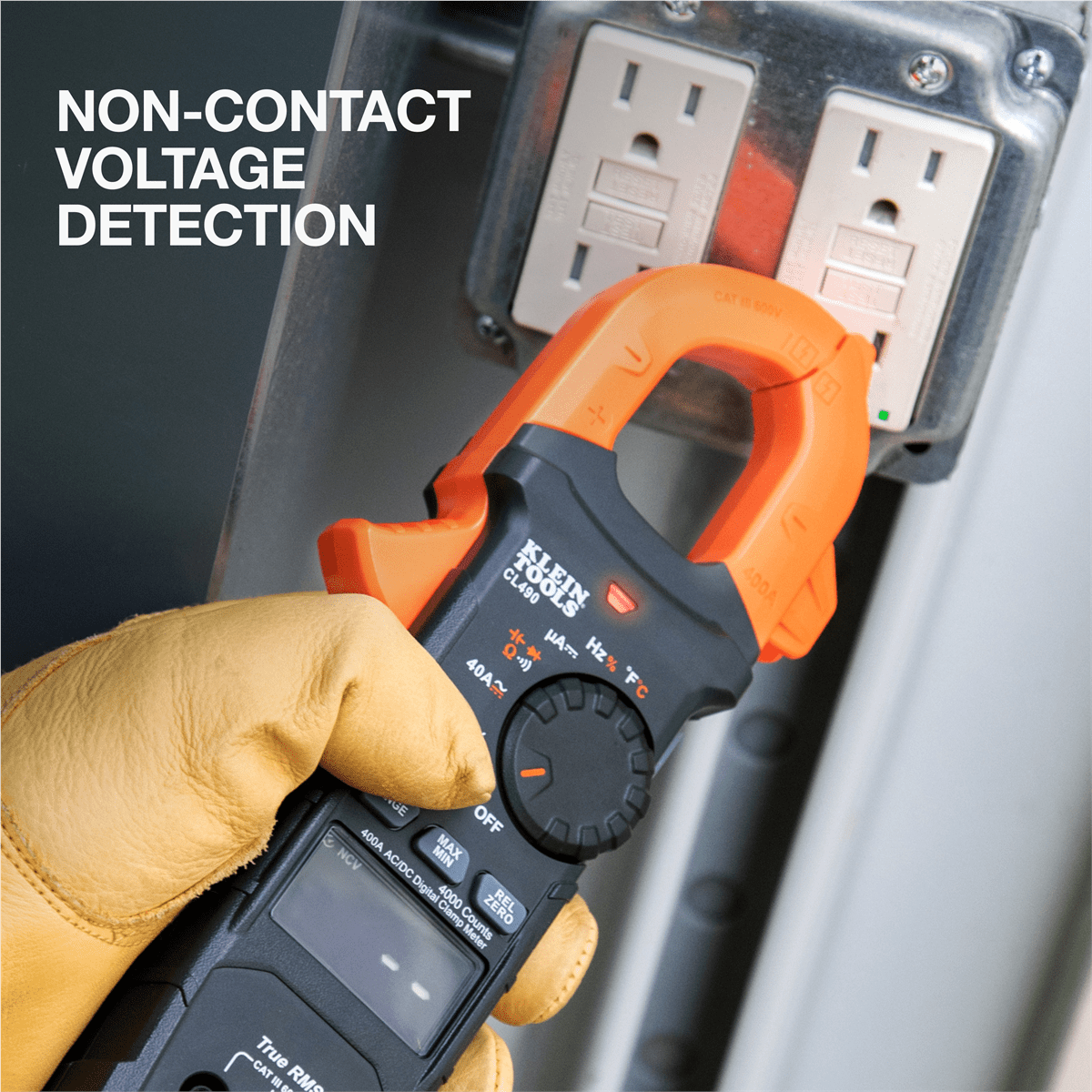 Klein Tools 400A AC/DC Dual-Display Auto-Ranging Digital Clamp Meter