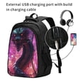 thumbnail image 2 of Balery Neon Futuristic Dragon Mochila con carga USB para hombre y mujer - Mochila impermeable y antirrobo para portátil con puerto USB para viajes, trabajo, estudios y universidad, 2 of 7