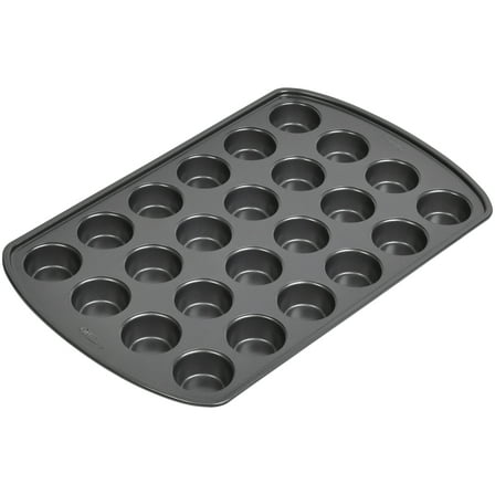 Wilton Perfect Results Premium Non-Stick Mini Muffin and Cupcake Pan, 24-Cavity