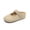 Khaki, variant on Gpaecead Women's Knit Mary Jane Mules Wide Round Toe Breathable Elastic Strap Slip On Non Slip Comfort Flats Khaki