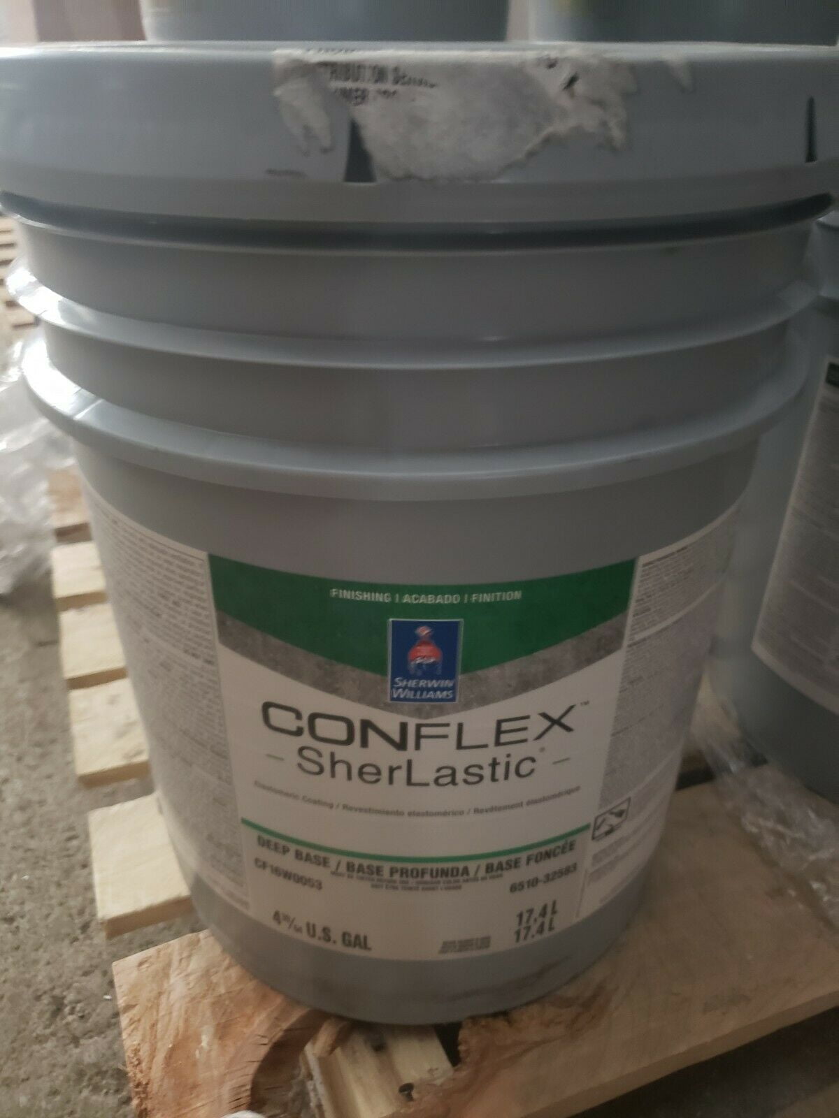 SHERWIN WILLIAMS CONFLEX SHERLASTIC DEEP BASE 430/64 US GAL