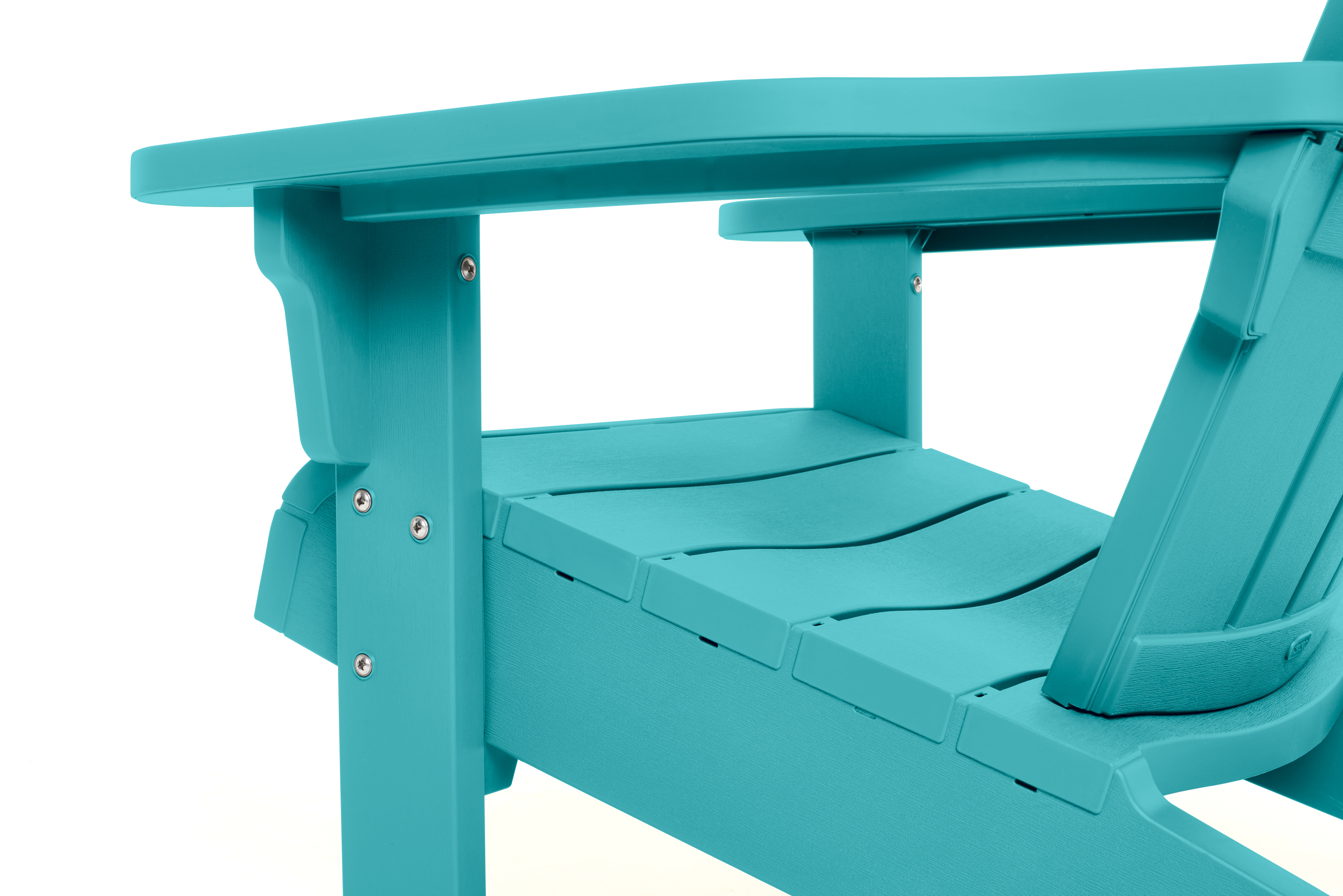 Keter Adirondack Chair, Resin Outdoor Furniture, Teal - image 2 of 7