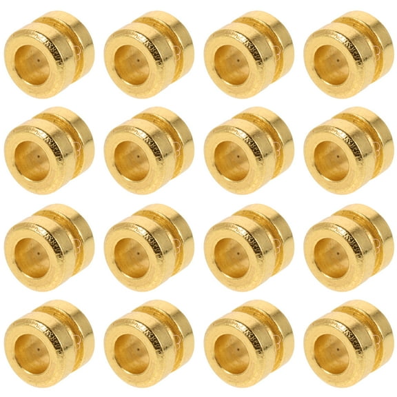 20 Pcs Electric Guitar String Beads Metal Tail Parts Component Bass