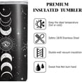 thumbnail image 3 of Goth Tumbler 600 ML, Moon Cup Witch Travel Cup, Halloween Witchy Goth Gifts for Women, Halloween Tumbler with Lid and Straw, Goth Accessories Stuff, Witch Tumbler Stainless Steel Insulated Thermal, 3 of 6