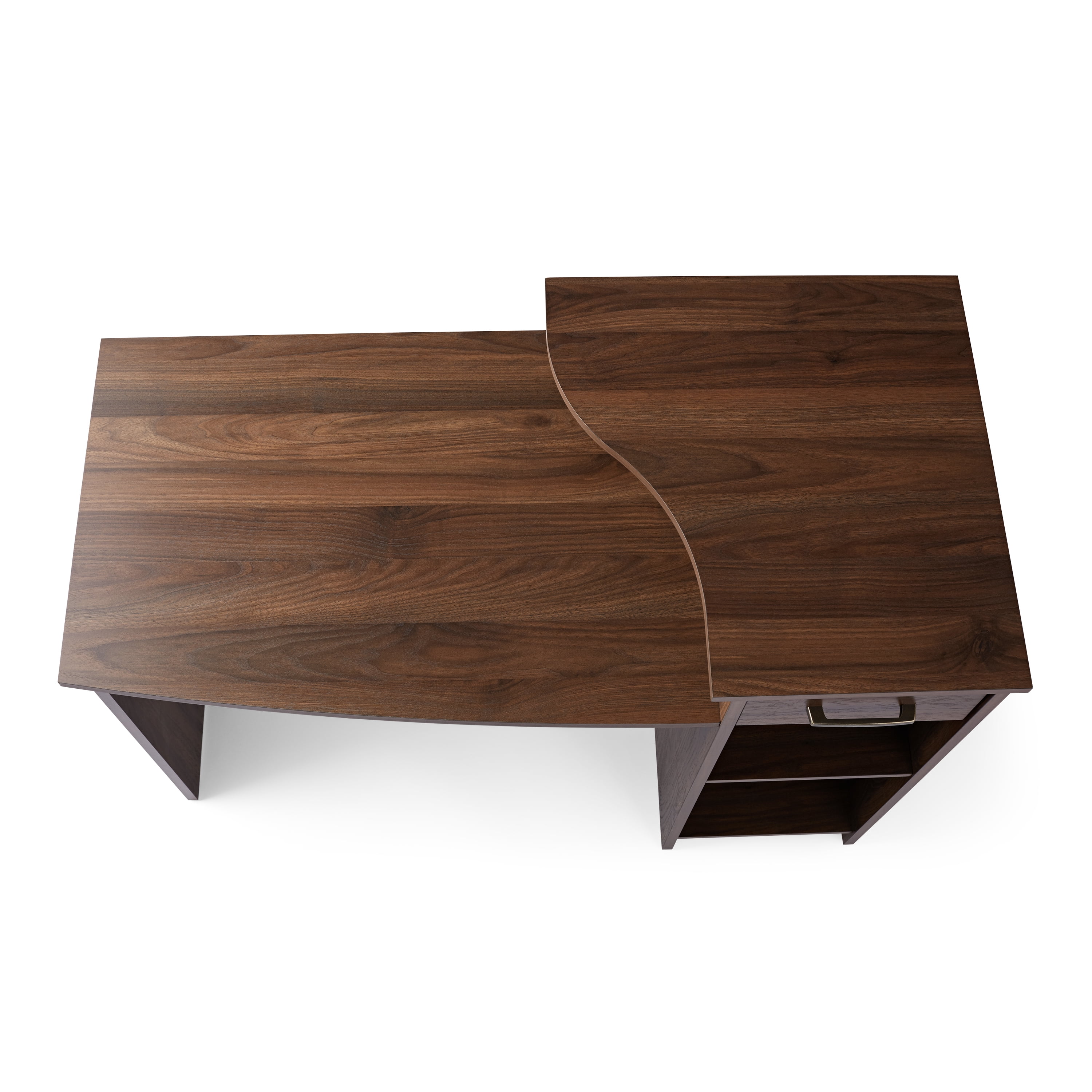 Mainstays Student Desk With Easy Glide Drawer Blackwood Finish