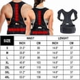 thumbnail image 2 of Magnetic Back Brace for Men Women Shoulder Upper Back Girdle Back Belt Strap Posture Belt Under Shirts, 2 of 10