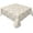 A, variant on Square Tablecloth 52 x 52 Inch, Farmhouse Taupe Floral Kitchen Square Table Cloth Washable Table Cloth Cloth Table Cover for Buffet Table, Parties, Holiday Dinner, Wedding