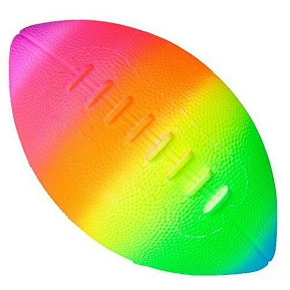 9" Rainbow Football