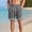 (Casual 22)Gray, variant on Mens Summer Shorts Fashion Breeches Casual Ptachwork Pocket Bandage Elastic Waist Breathable Short Pants