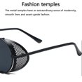 thumbnail image 5 of Steam Punk Sunglasses for Men Women Side Shield Round Steampunk Vintage Glasses Shades, 5 of 9