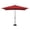 Red, variant on SimplyShade 10ft Outdoor Patio Rectangle Sunbrella Market Umbrella with Black Push Button Tilt, Red